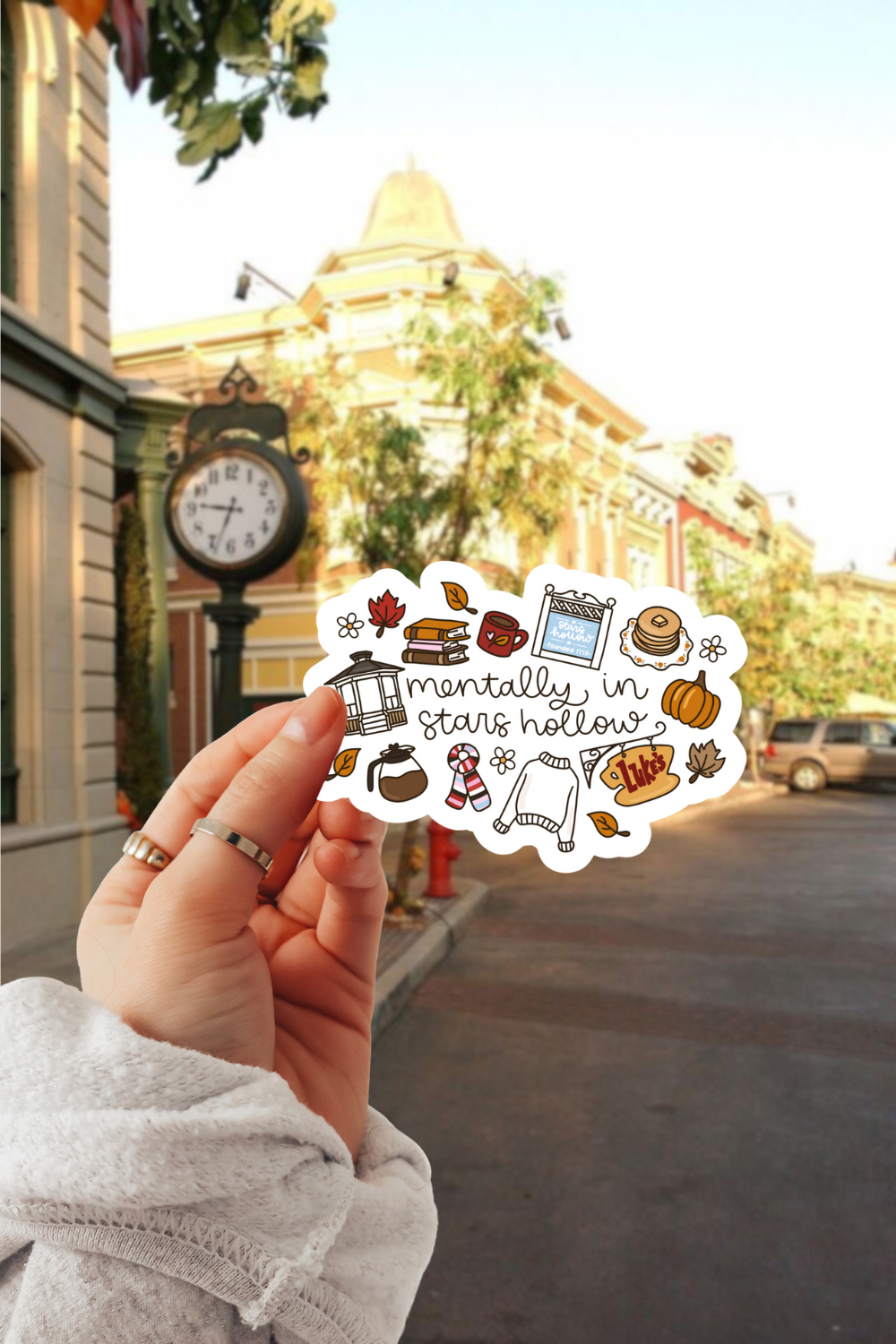 Mentally In Stars Hollow Sticker