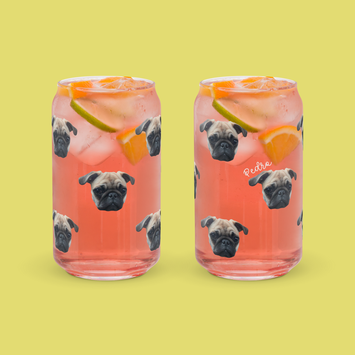 Customizable Pet Can Glass
