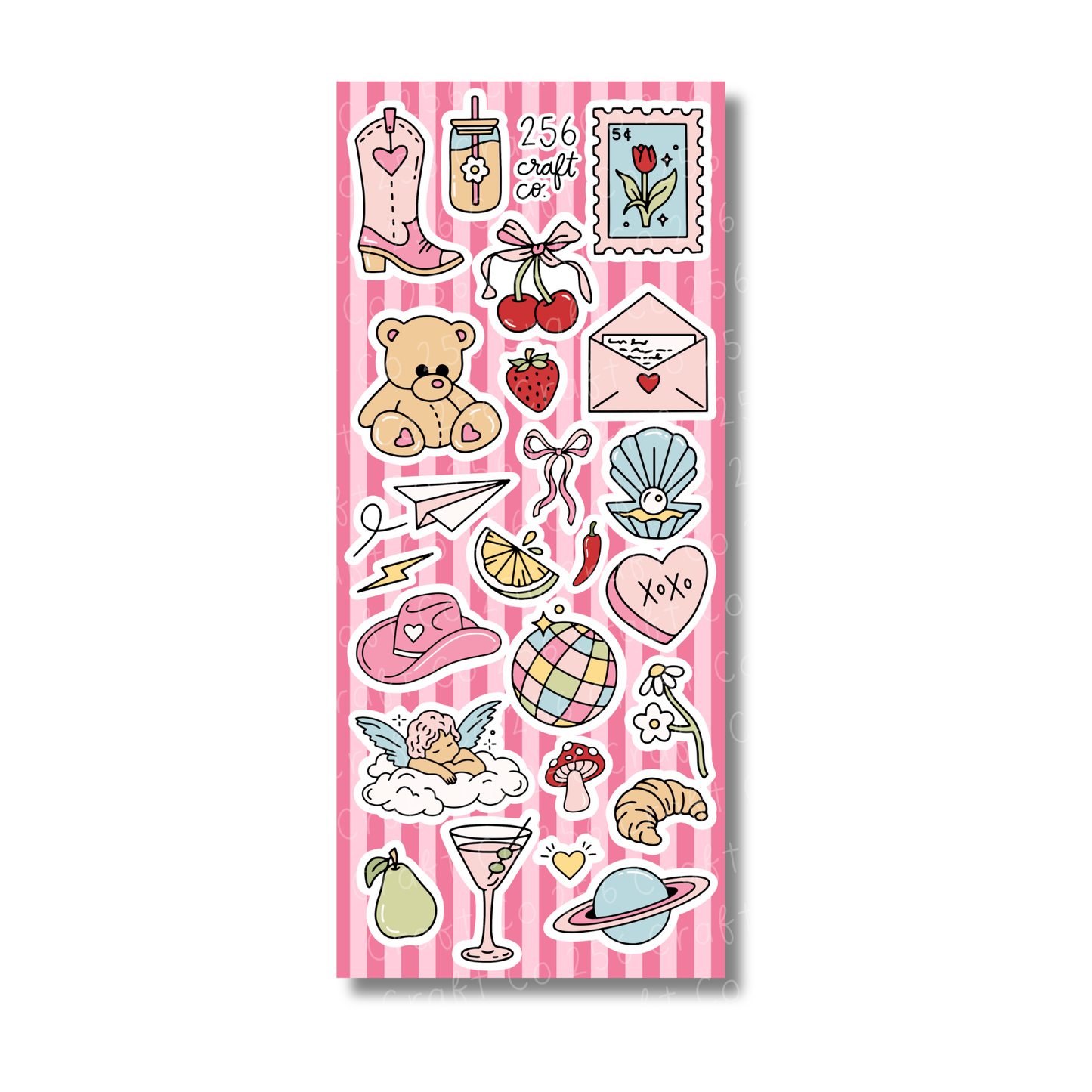 Pretty Little Doodles Sticker Sheet