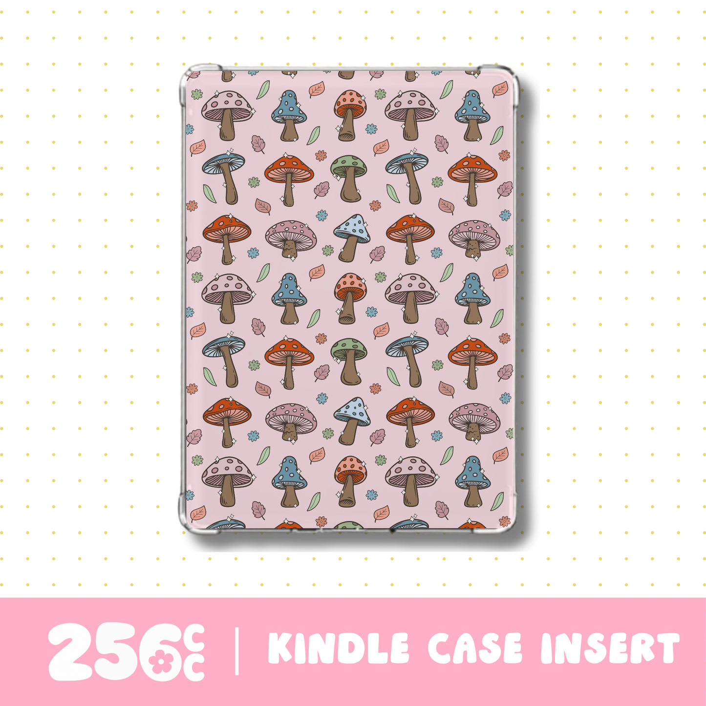 Mushroom Grove E-Reader Case Insert