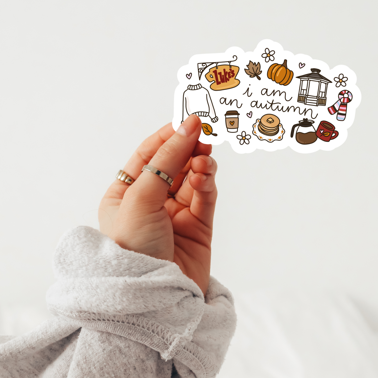 I Am An Autumn Sticker