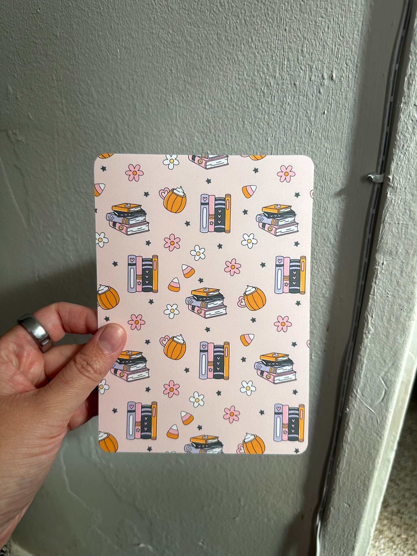 Halloween Book Coffee Mug E-Reader Insert