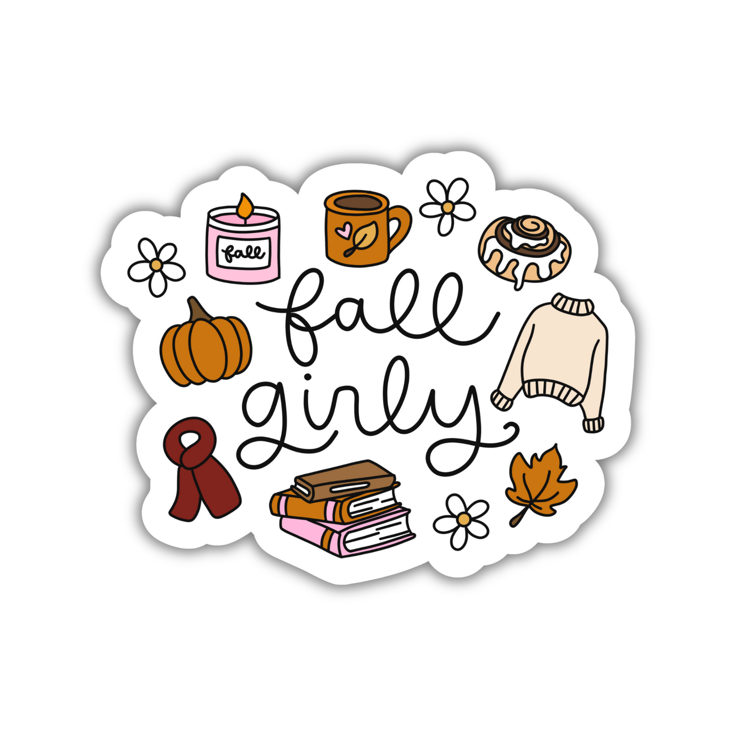 Fall Girly Sticker
