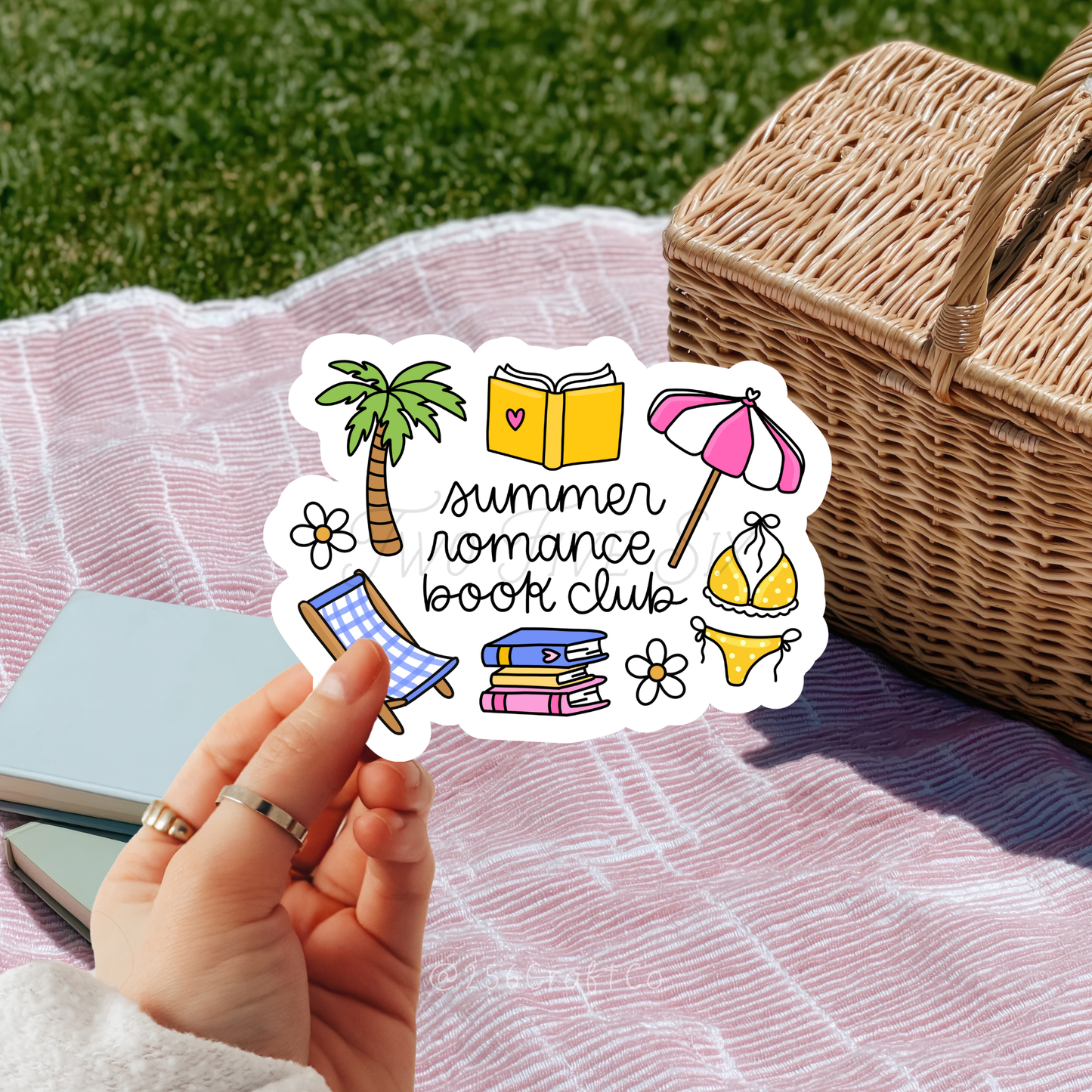 Summer Romance Book Club Sticker
