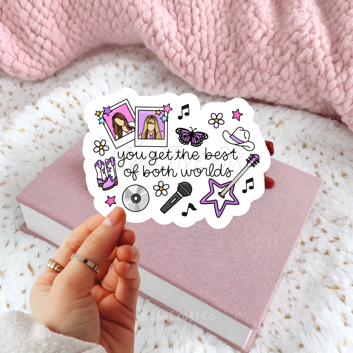 Best of Both Worlds Sticker