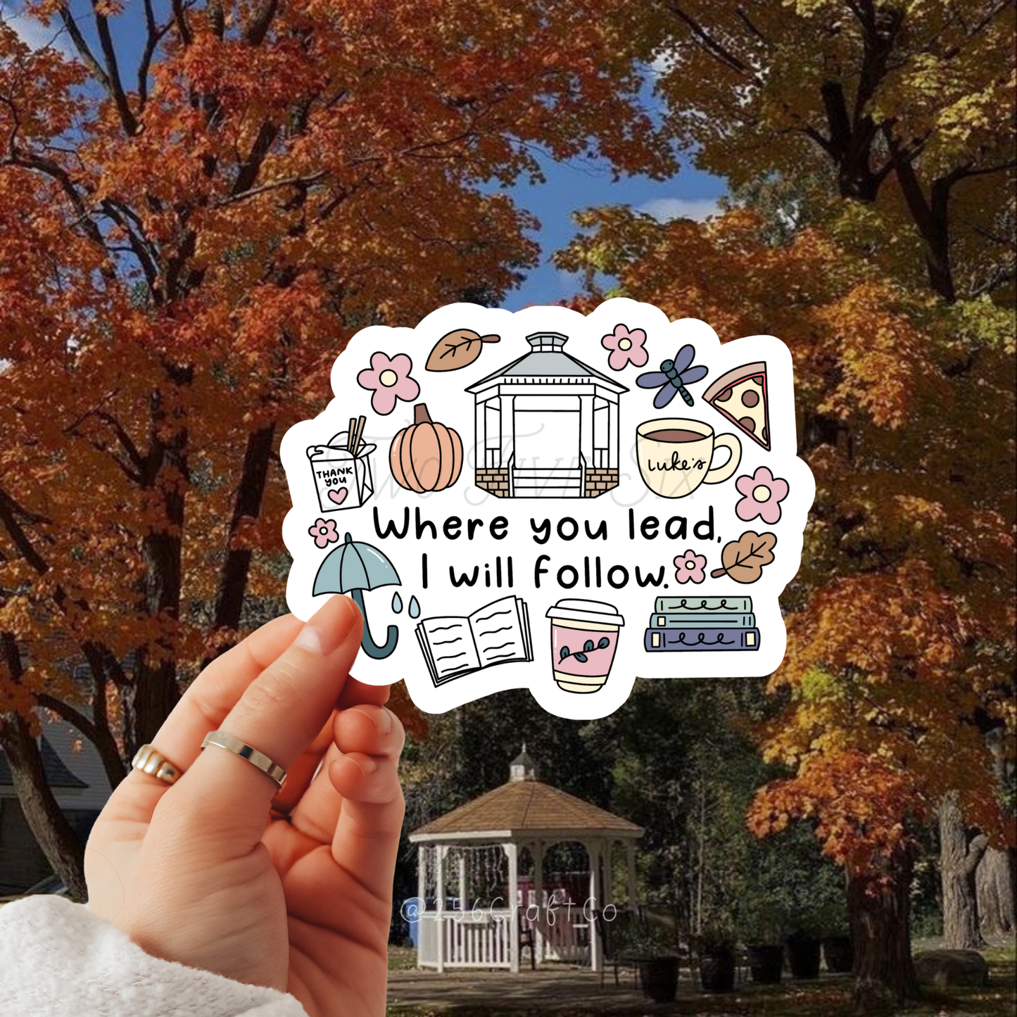 Cozy Town Sticker
