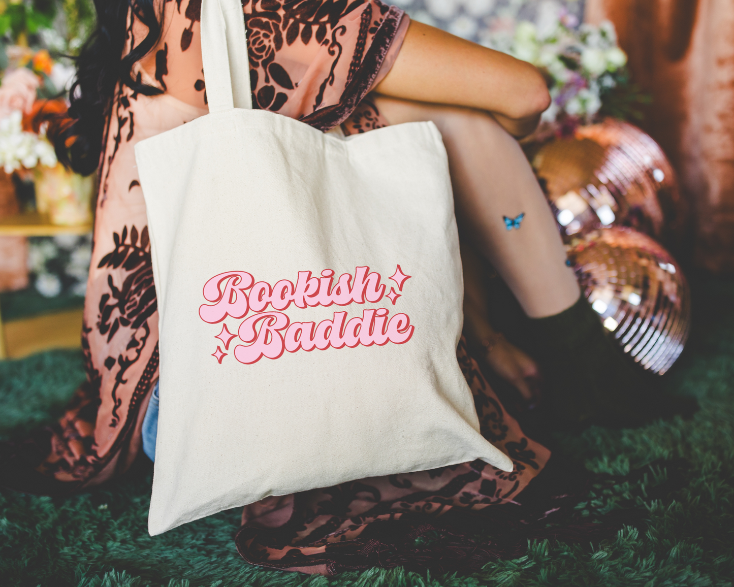 Bookish Baddie Tote Bag