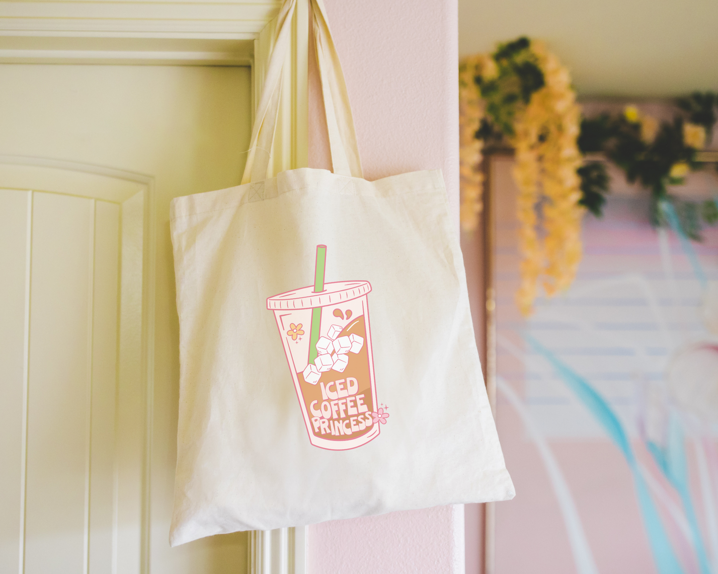 Iced Coffee Princess Tote Bag