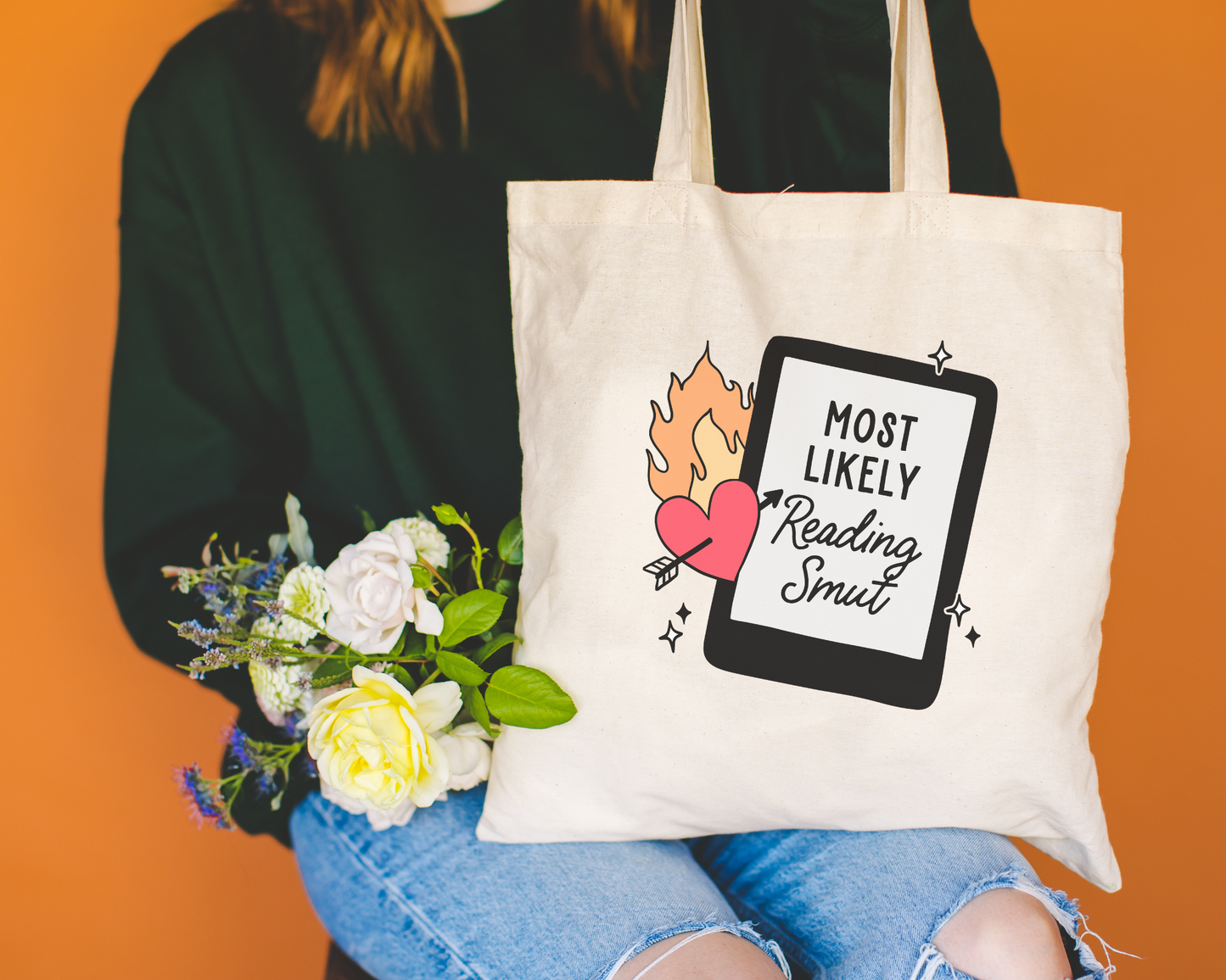 Most Likely Reading Smut Tote Bag