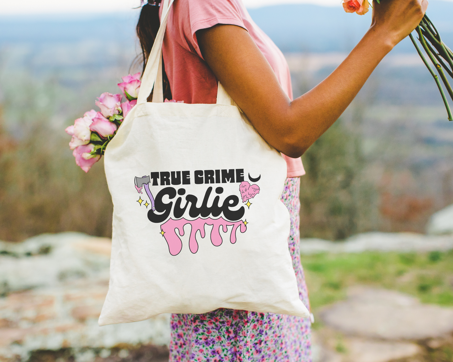 True Crime Girlie Tote Bag