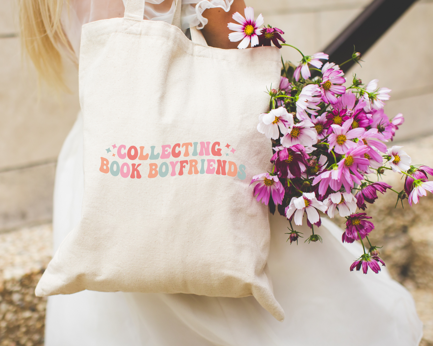Collecting Book Boyfriends Tote Bag