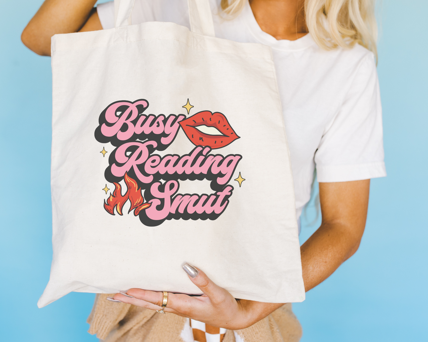 Busy Reading Smut Tote Bag
