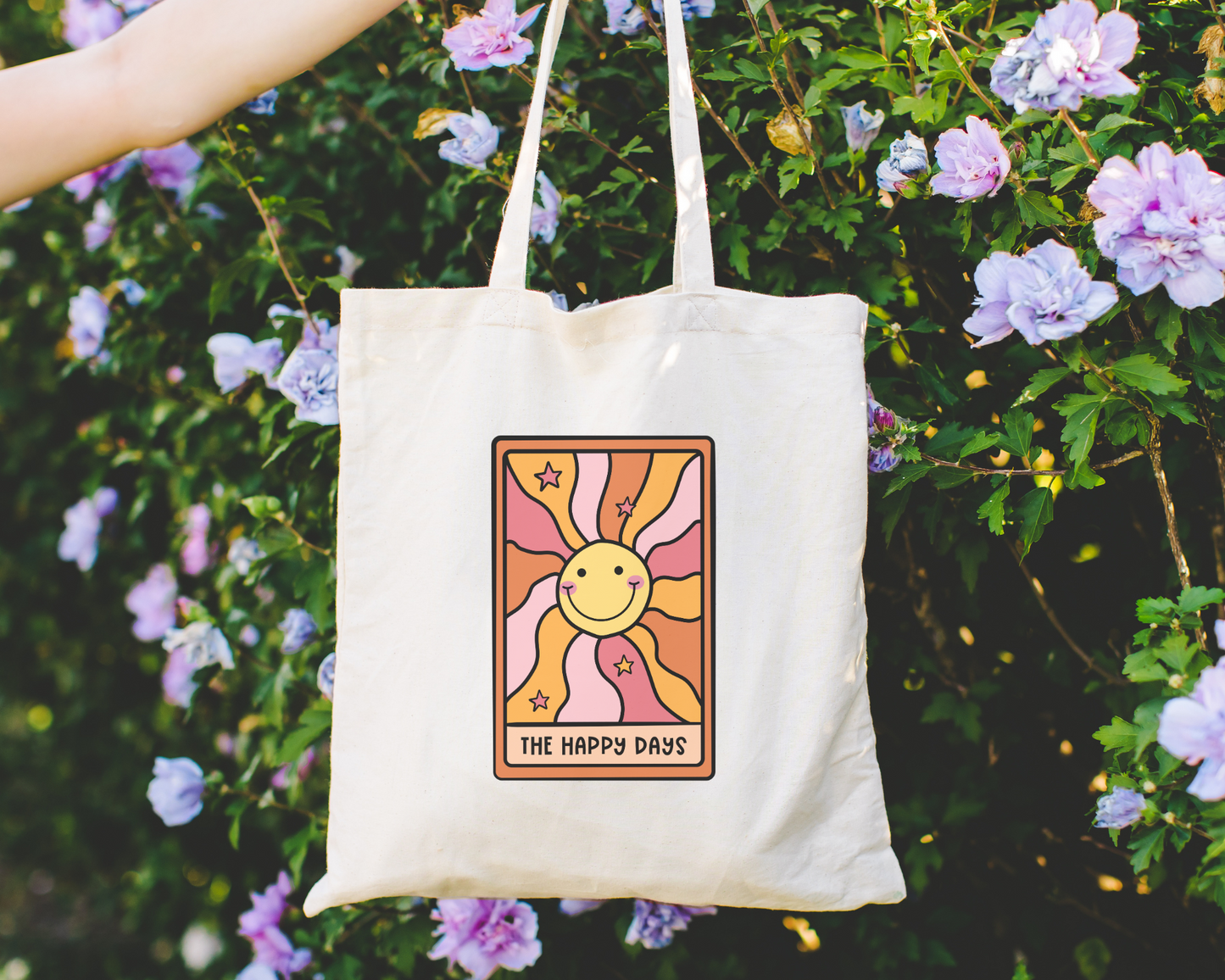 The Happy Days Tarot Card Tote Bag
