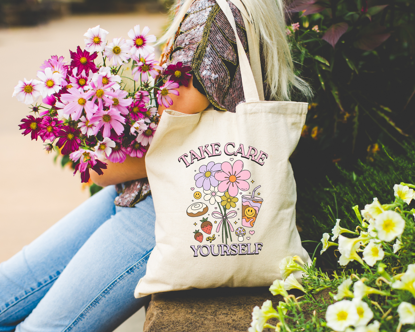 Take Care Of Yourself Tote Bag