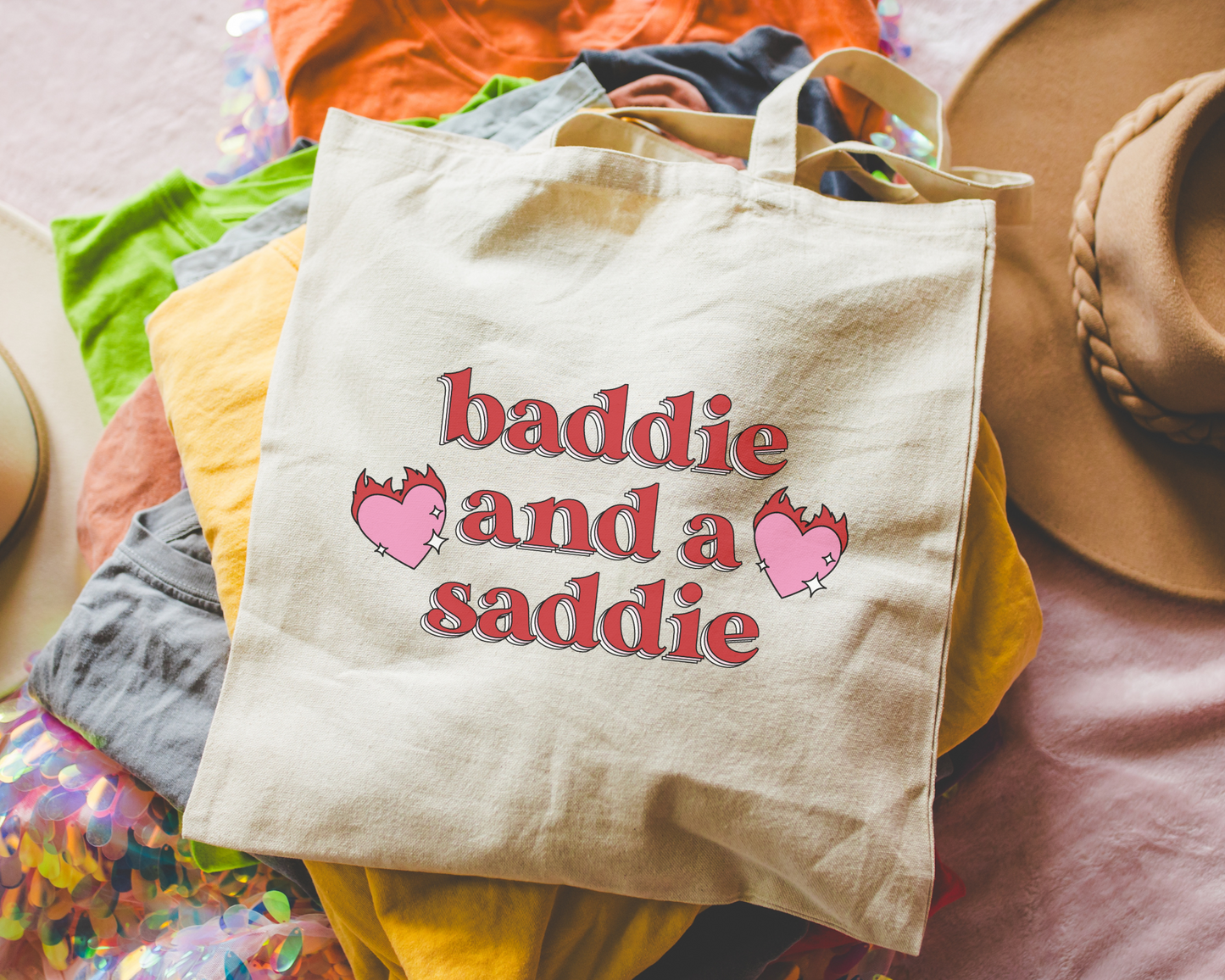 Baddie And A Saddie Tote Bag