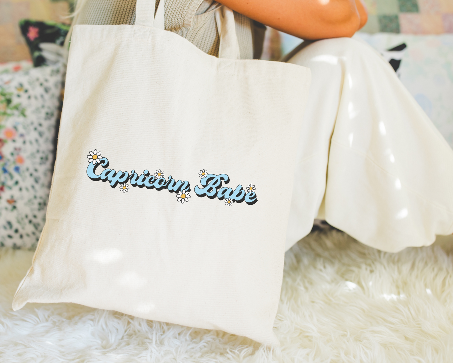 Capricorn Babe Tote Bag