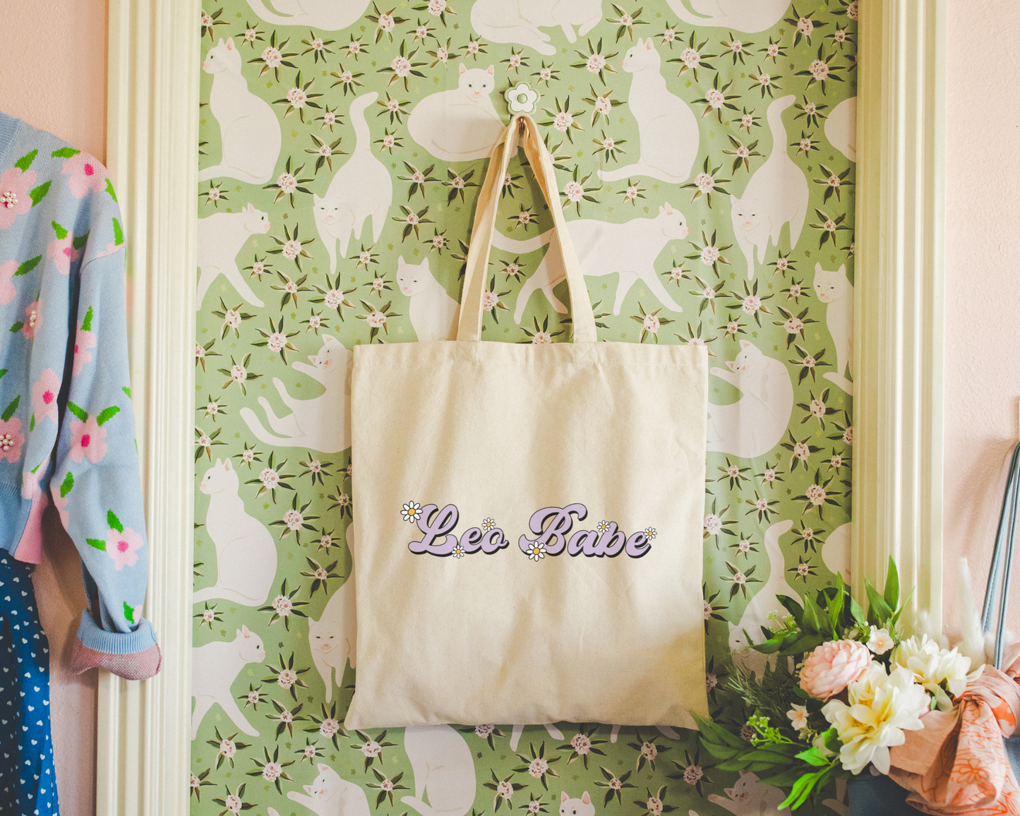 Leo Babe Tote Bag