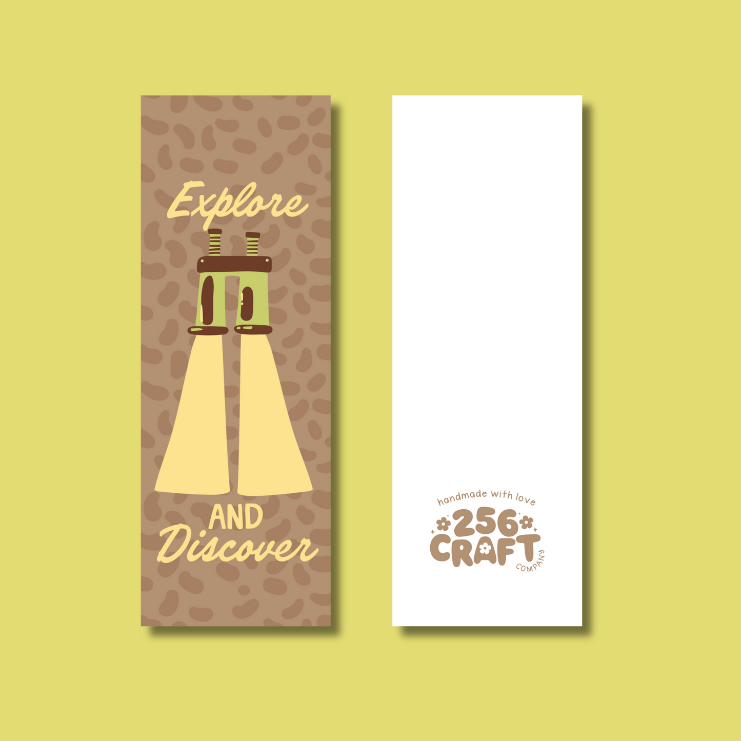 Explore and Discover Bookmark Glossy