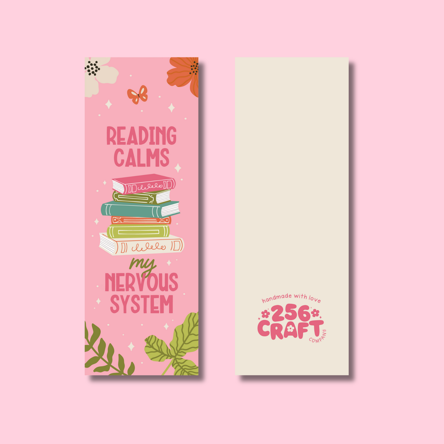 Reading Calms My Nervous System Bookmark Glossy