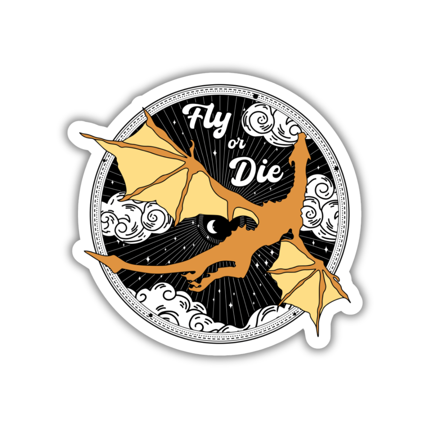 Fly Or Die Sticker