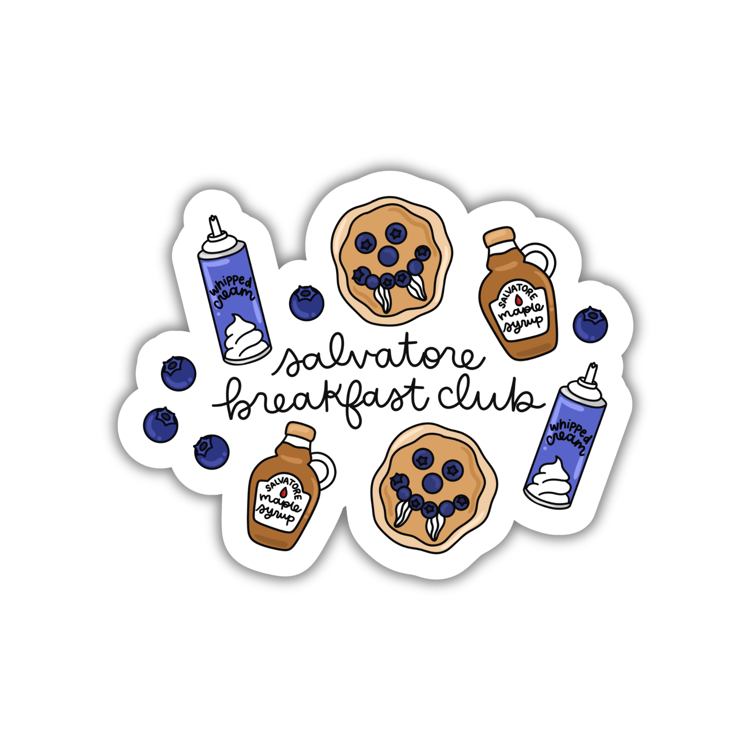 Salvatore Breakfast Club Sticker