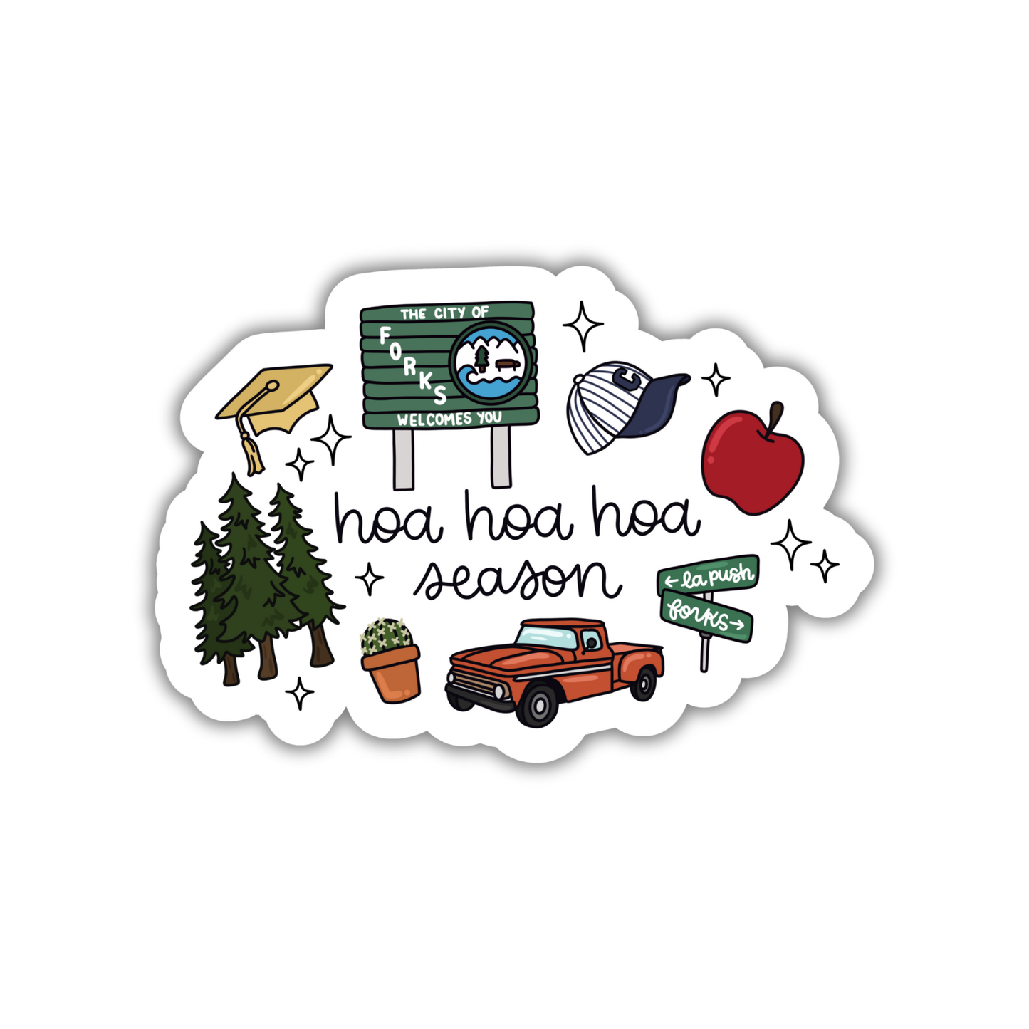 Hoa Hoa Hoa Season Sticker