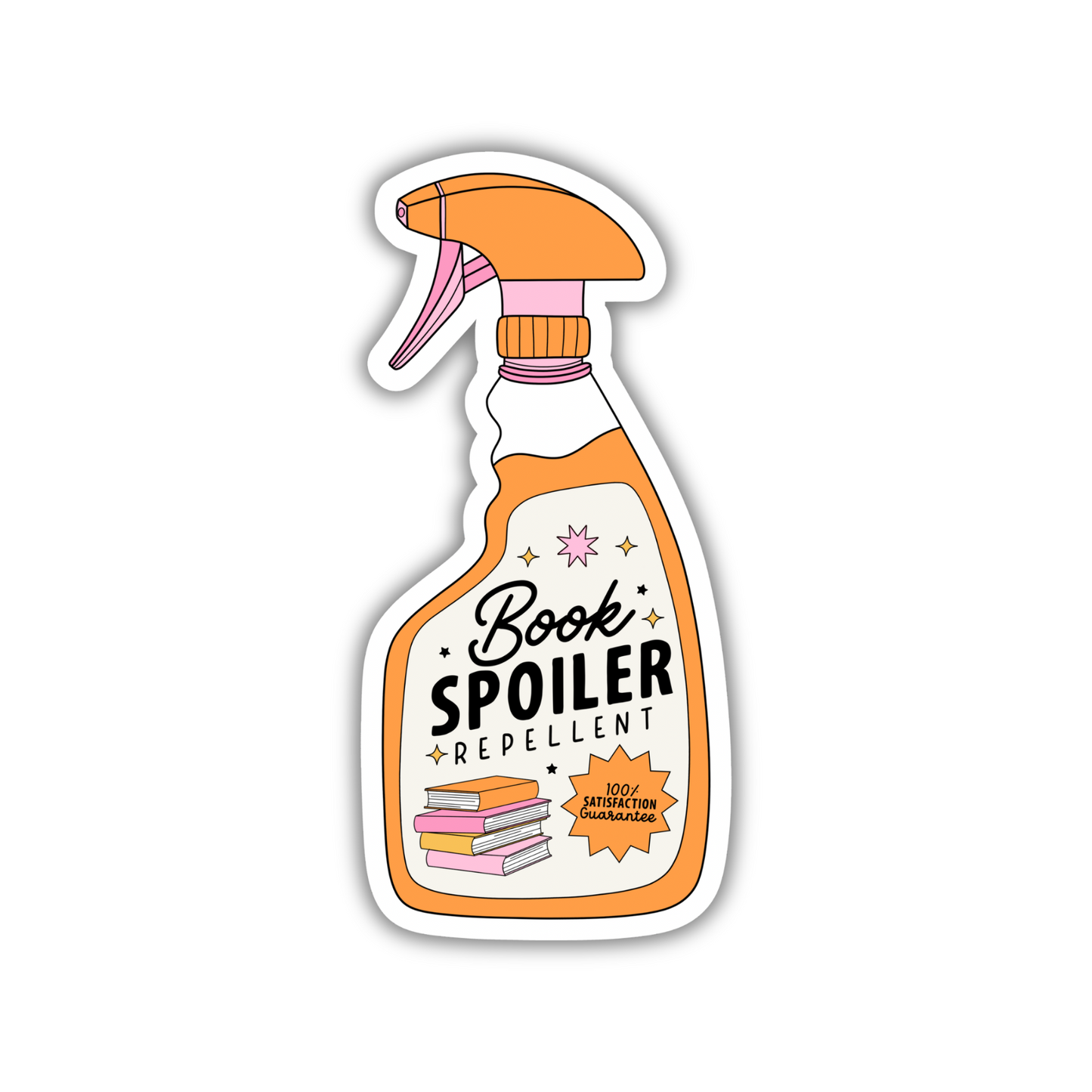 Book Spoiler Repellent Sticker