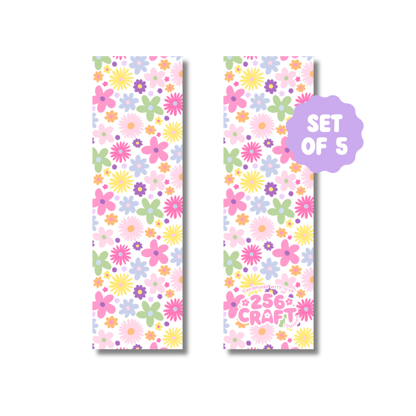 Daisy Disco Handmade Bookmark 5 Pcs Ready To Ship Wholesale