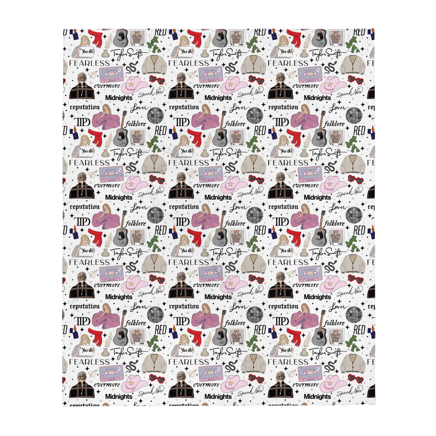 Swiftie Eras Throw Blanket