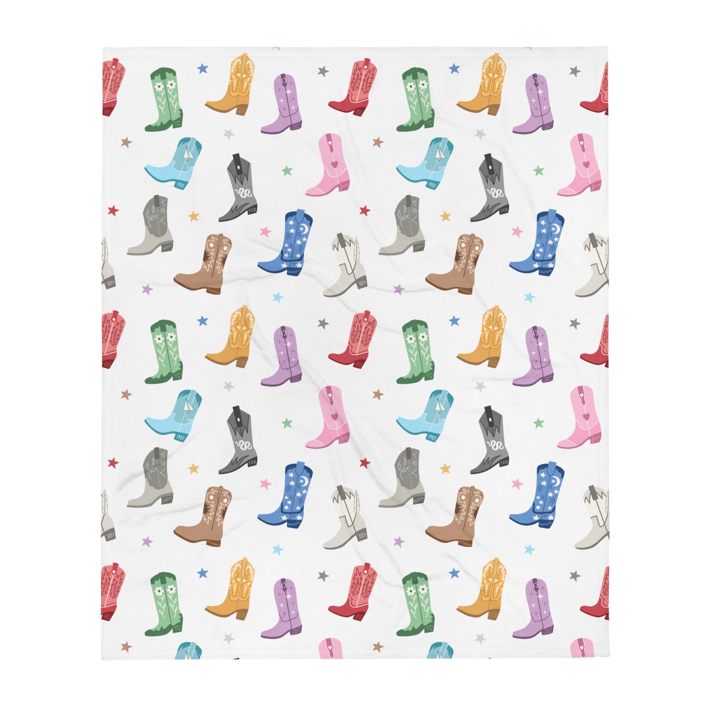 Eras Boots Throw Blanket