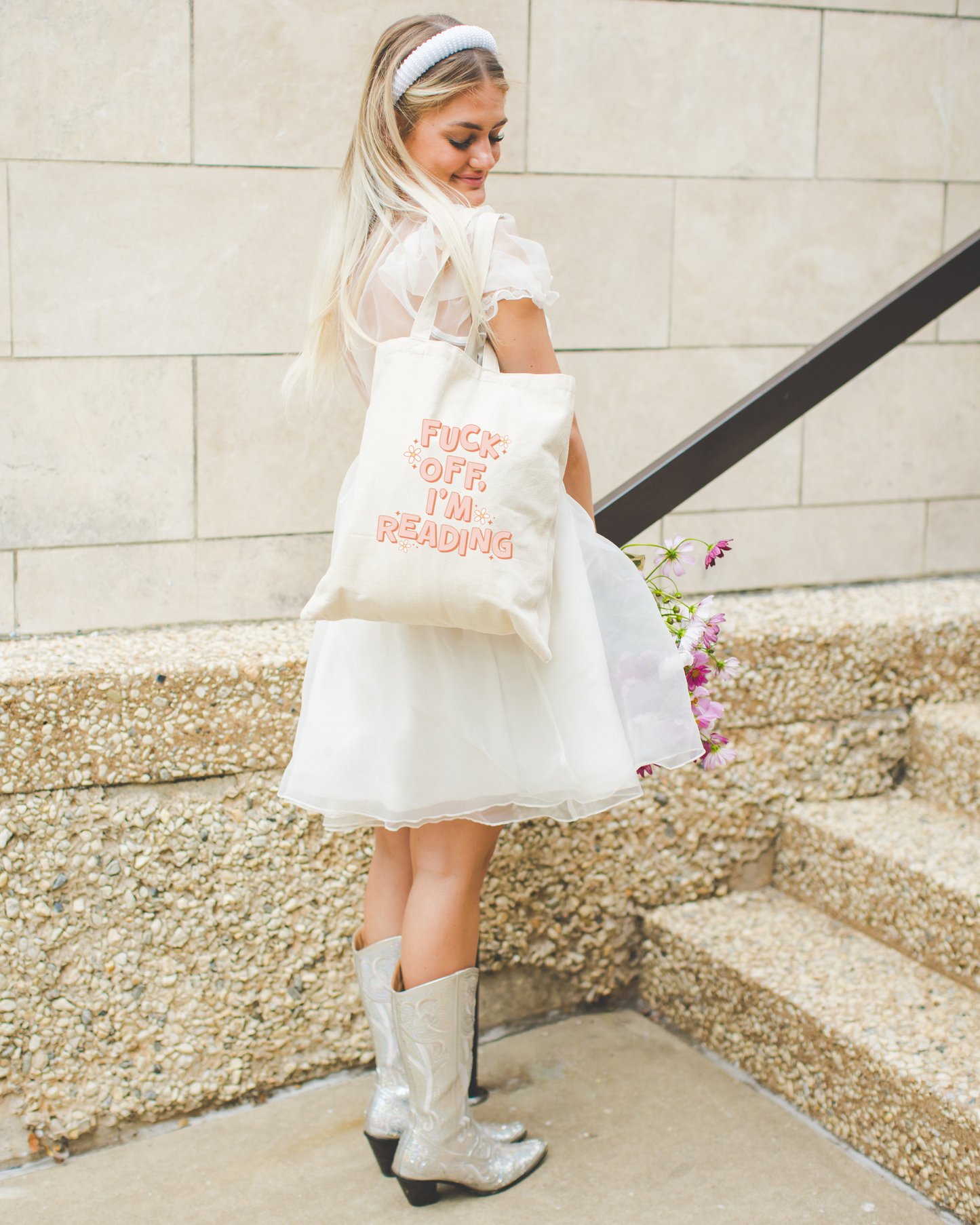 Fuck Off I'm Reading Tote Bag