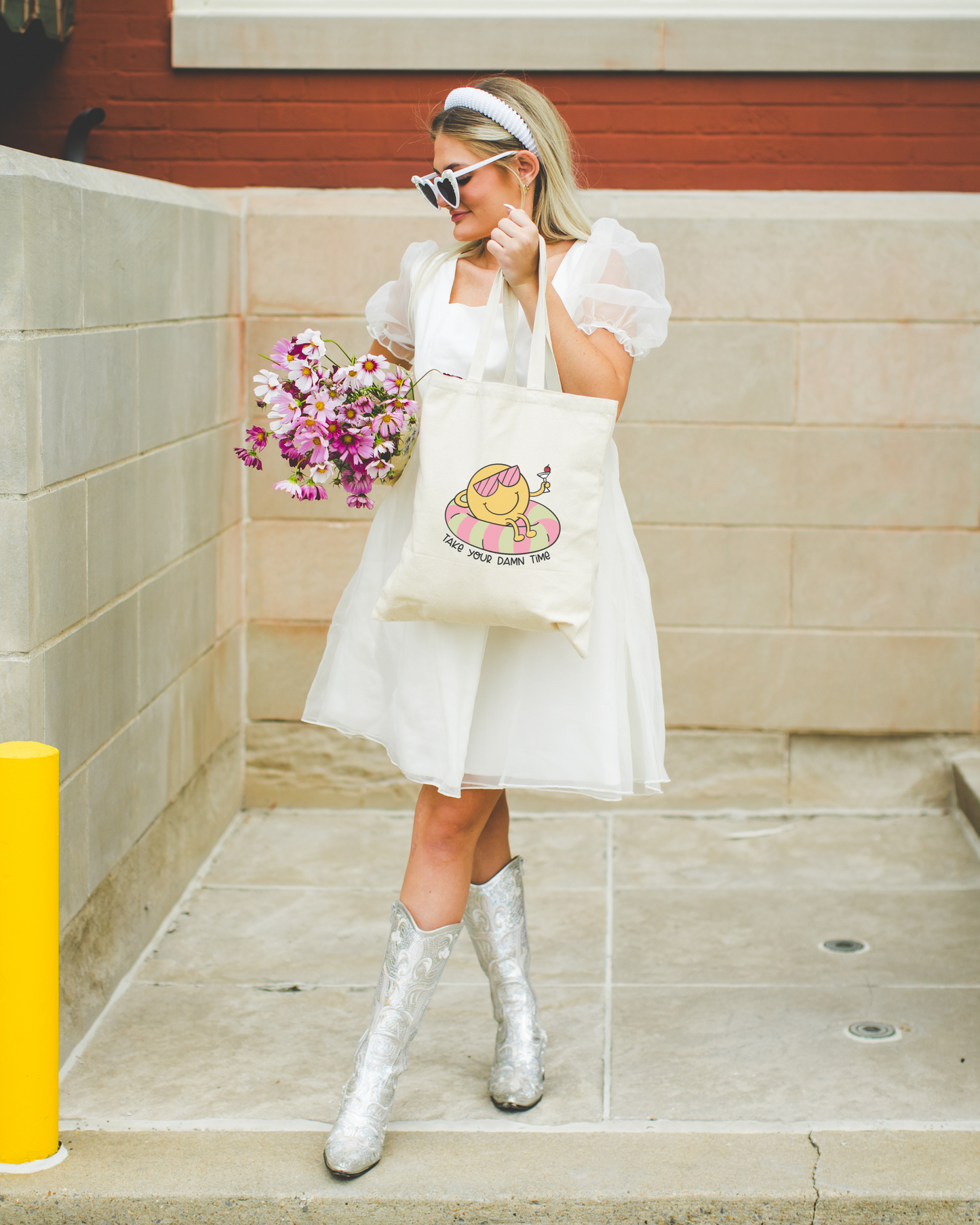 Take Your Damn Time Tote Bag