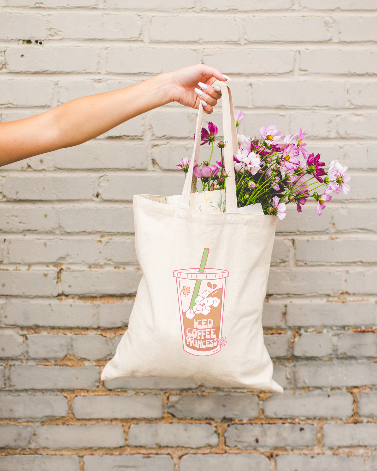 Iced Coffee Princess Tote Bag