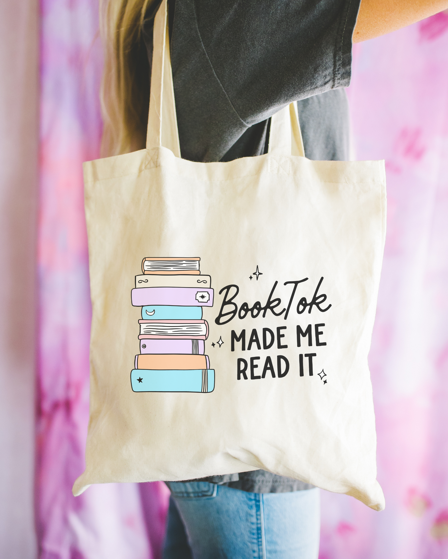 Booktok Made Me Read It Tote Bag