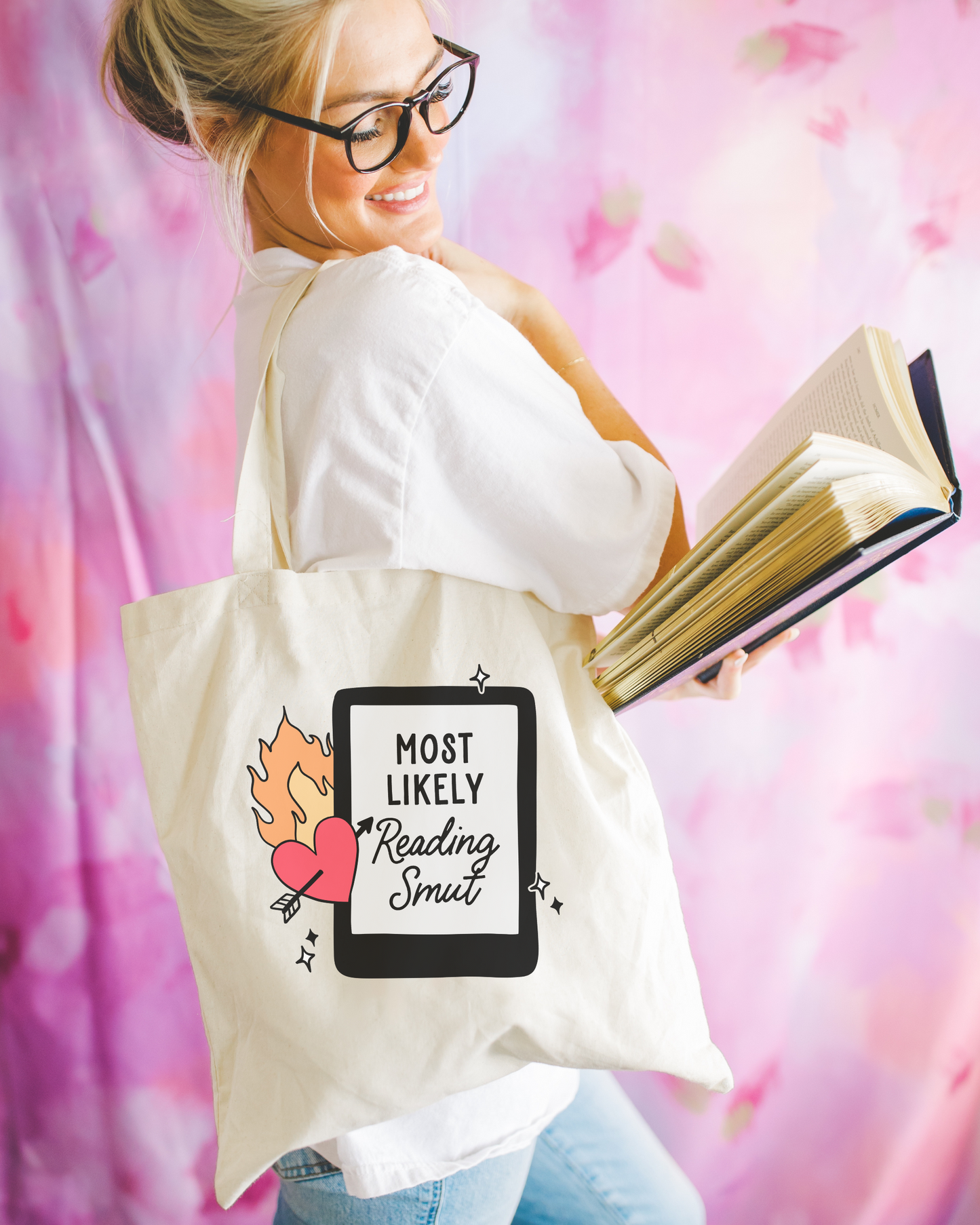 Most Likely Reading Smut Tote Bag
