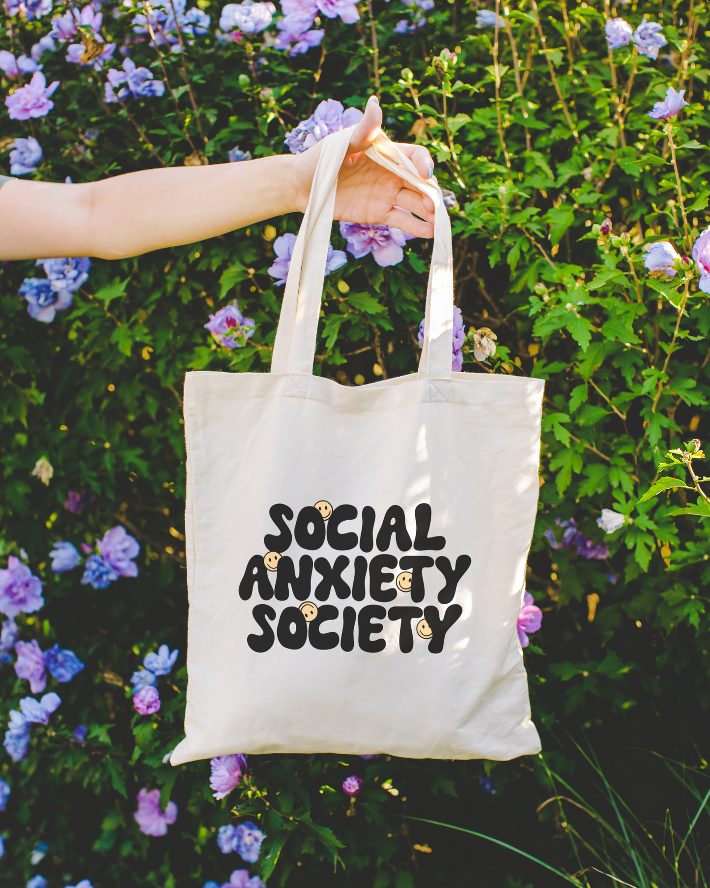 Social Anxiety Society Tote Bag