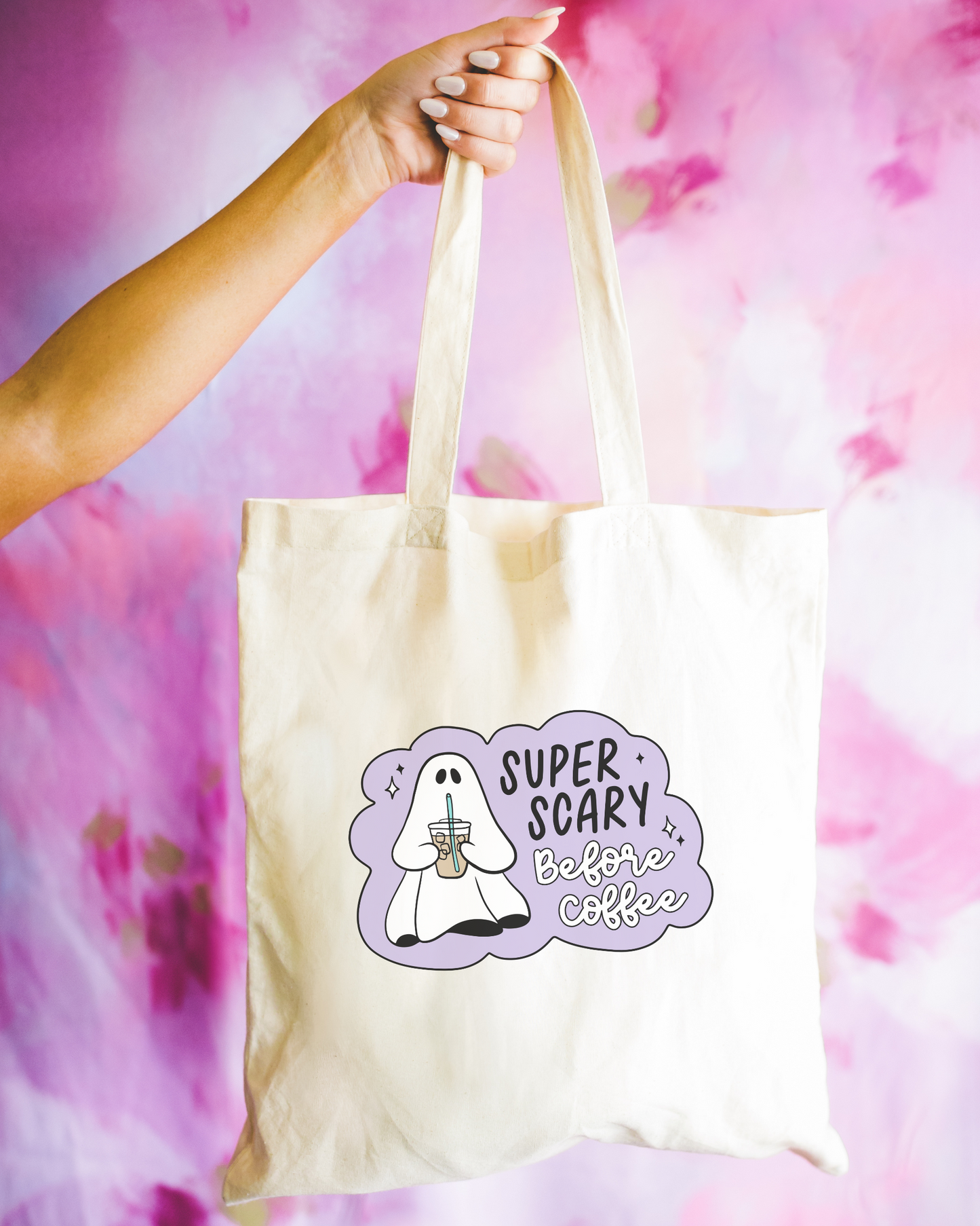 Super Scary Before Coffee Tote Bag