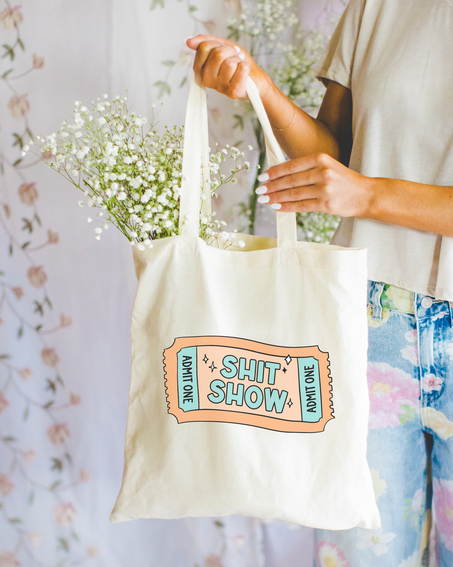 Shit Show Ticket Tote Bag