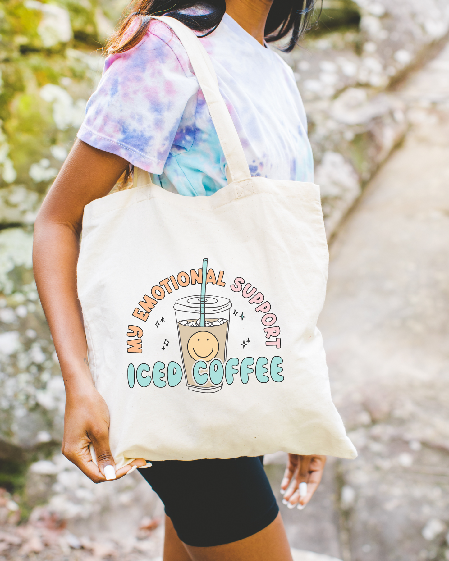 My Emotional Support Iced Coffee Tote Bag