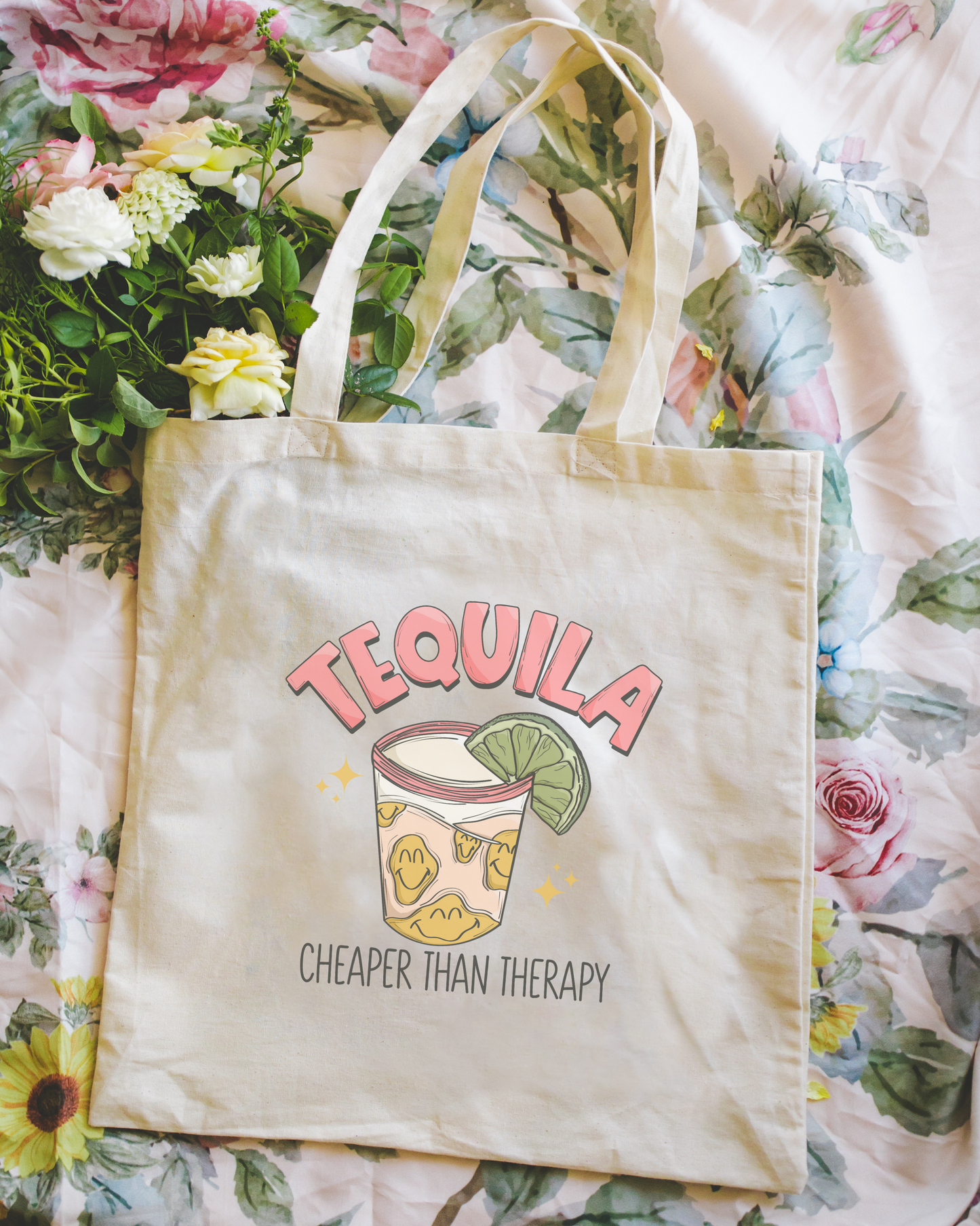 Tequila Cheaper Than Therapy Tote Bag