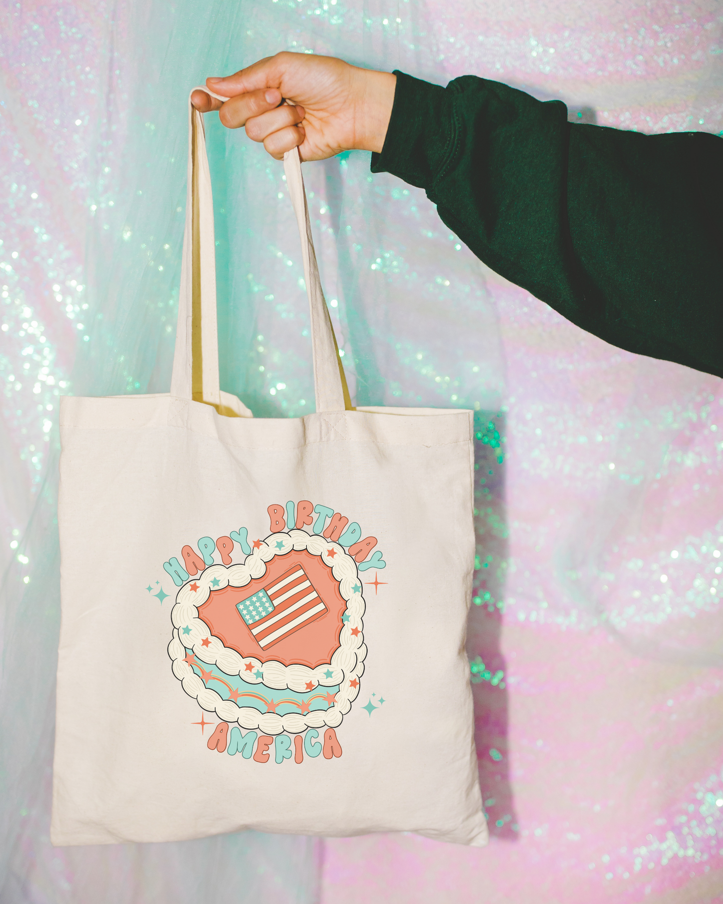 Happy Birthday America Tote Bag