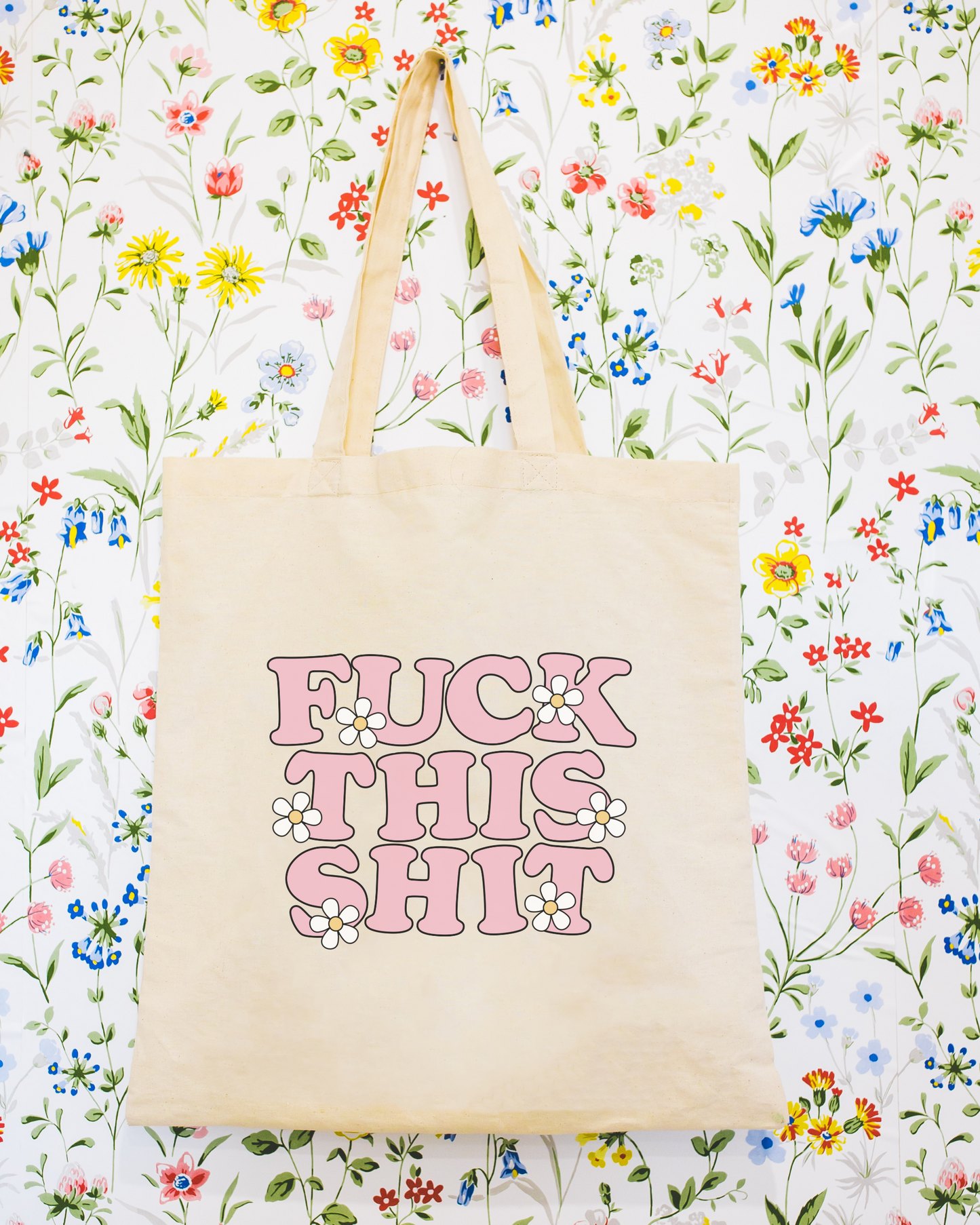 Fuck This Shit Pink Tote Bag