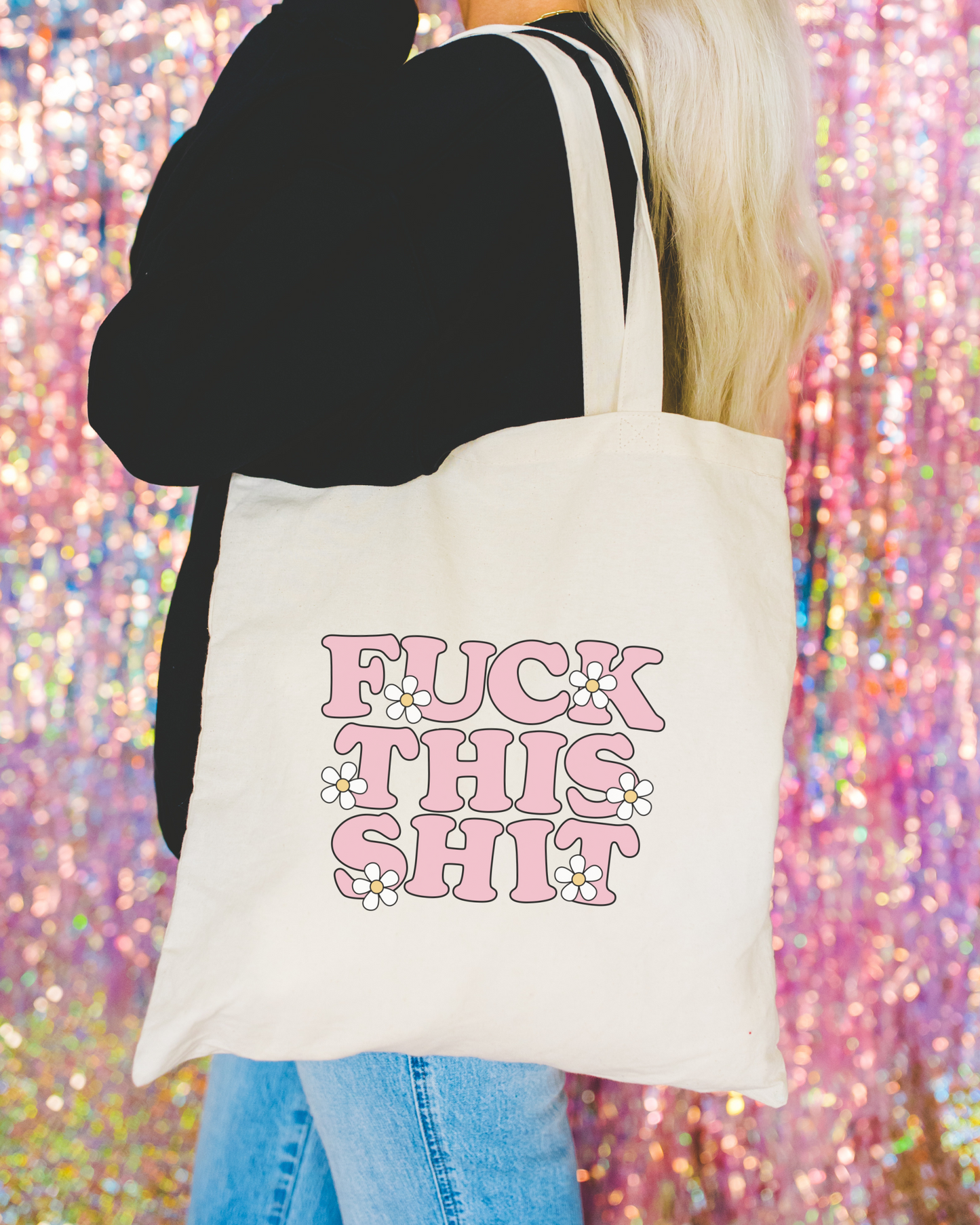 Fuck This Shit Pink Tote Bag