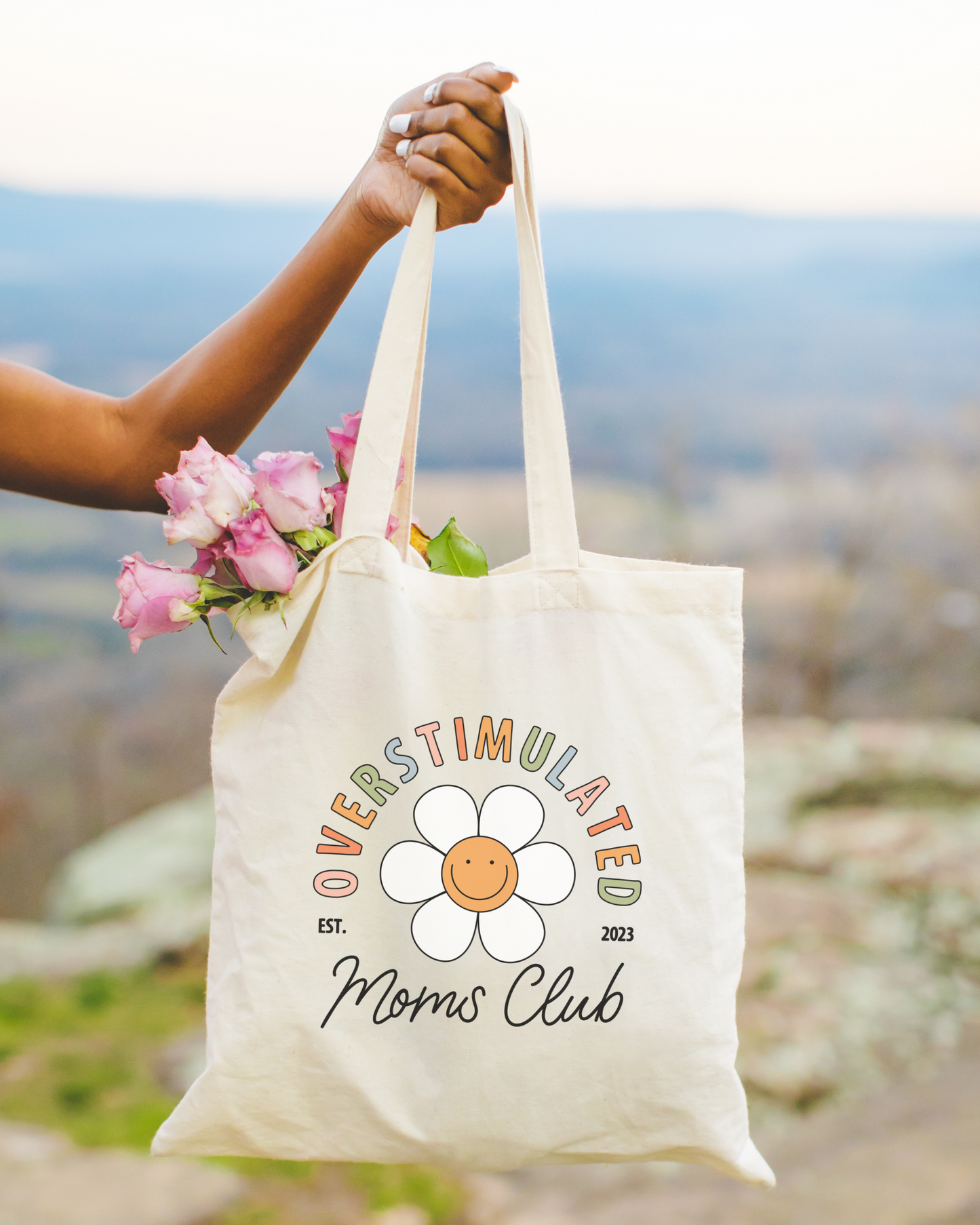 Overstimulated Moms Club Tote Bag
