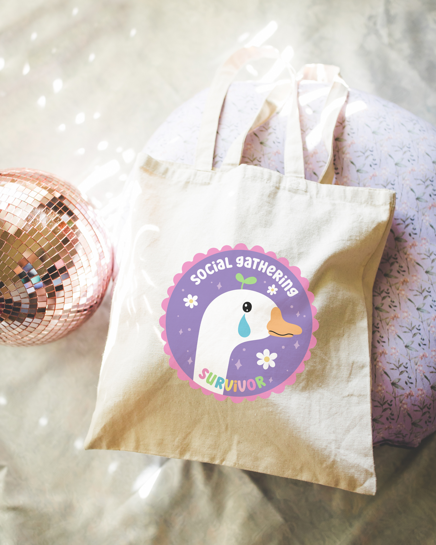 Social Gathering Survivor Tote Bag