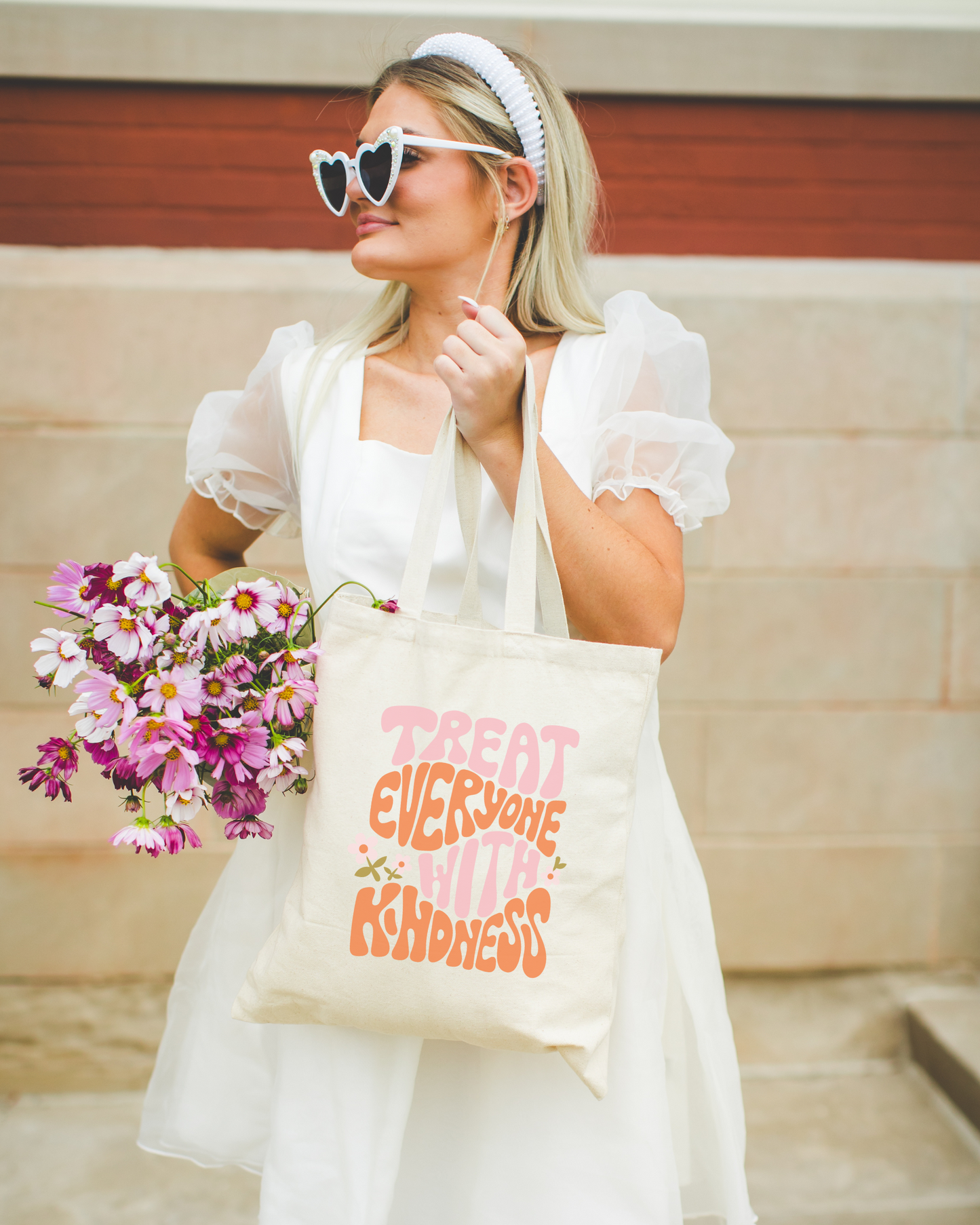 Treat Everyone With Kindness Tote Bag