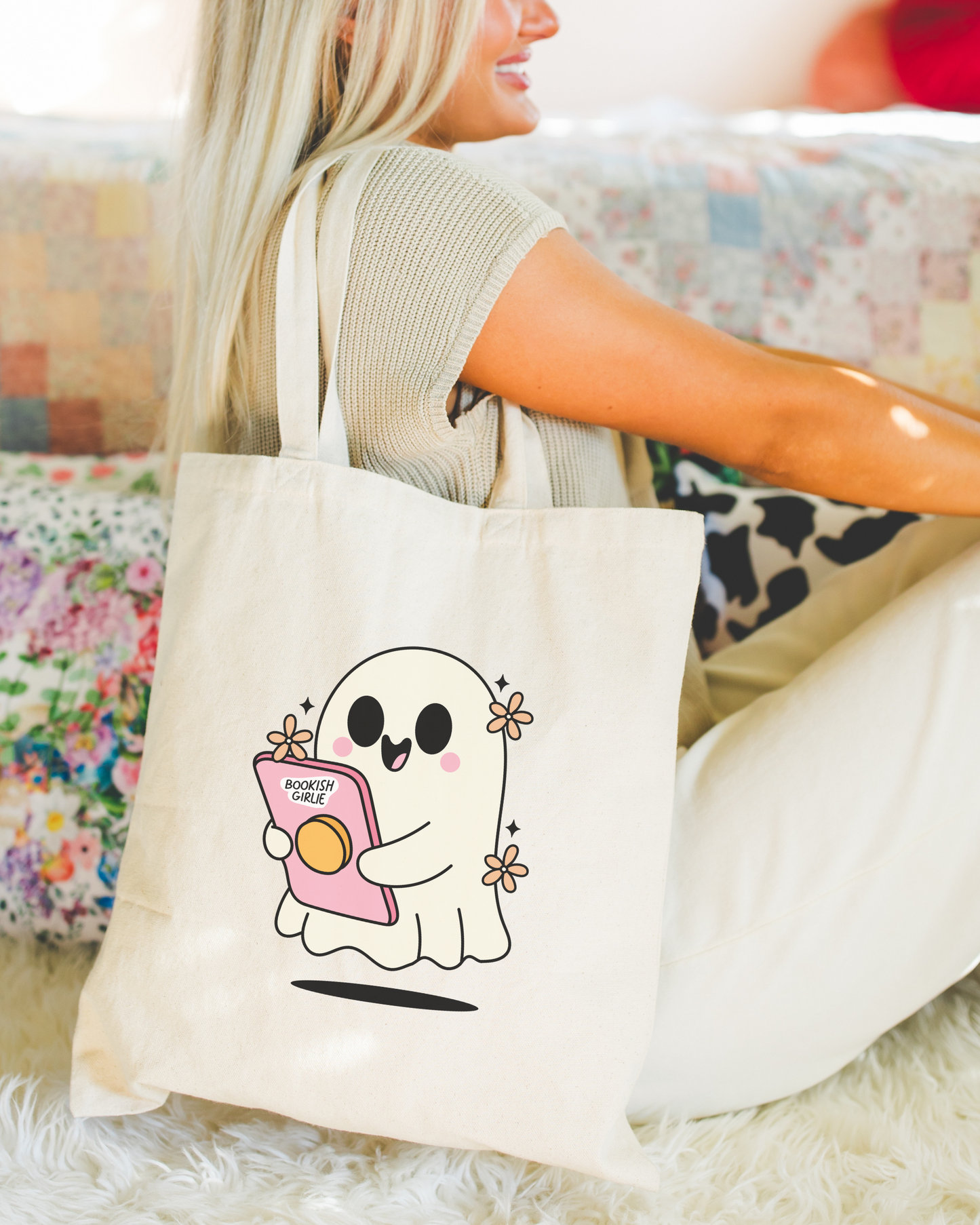 Bookish Girlie Tote Bag