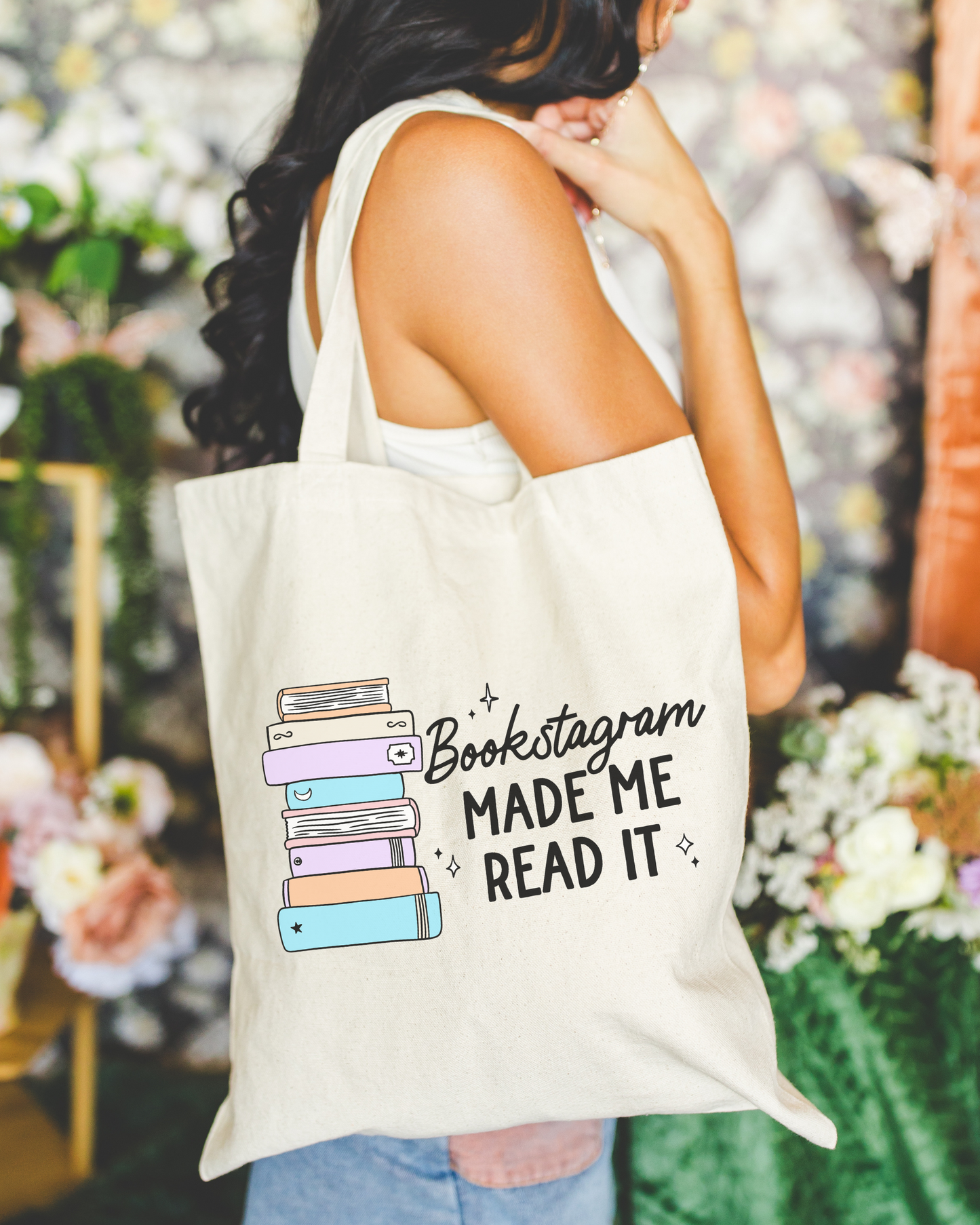 Bookstagram Made Me Read It Tote Bag