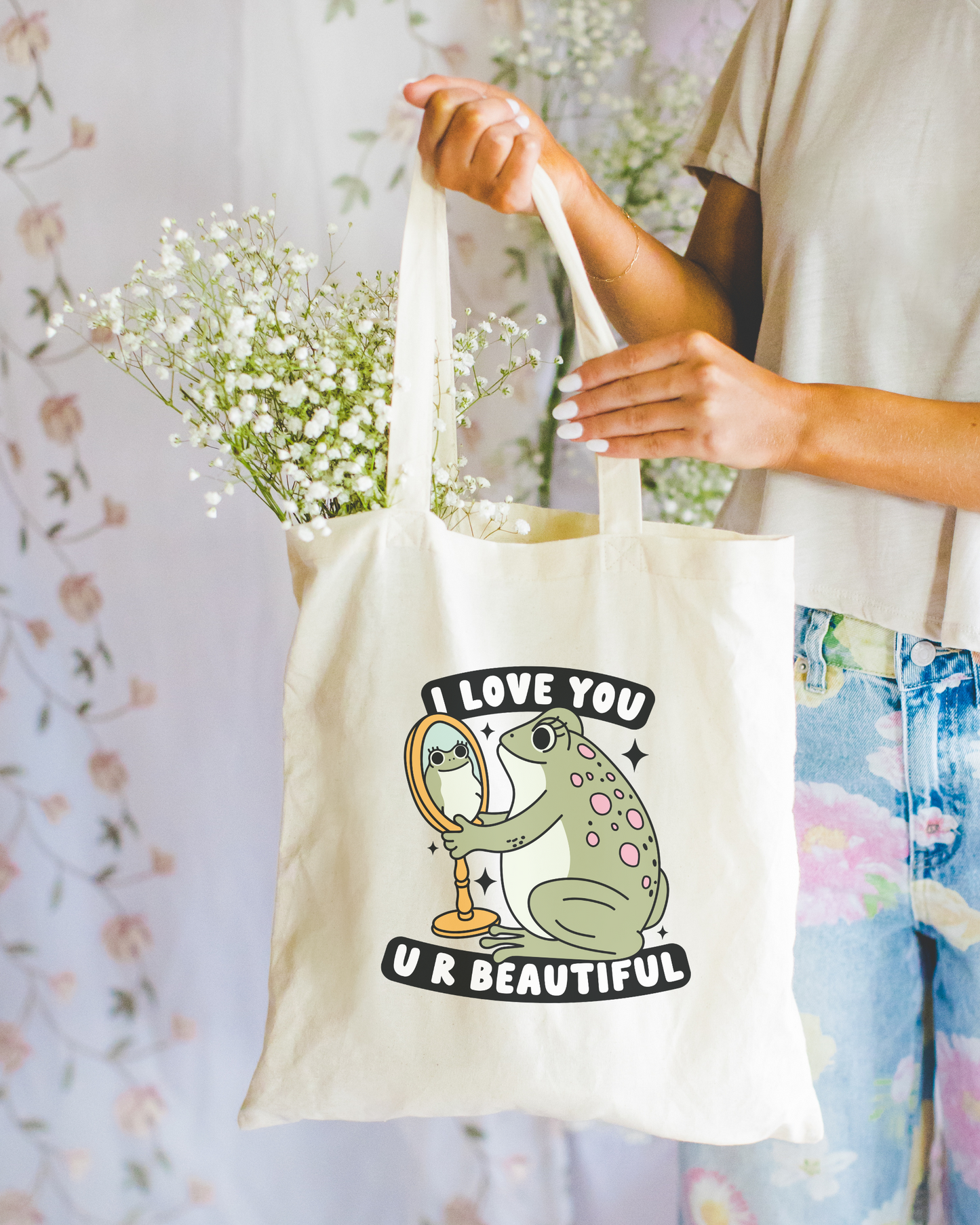 I Love You U R Beautiful Tote Bag