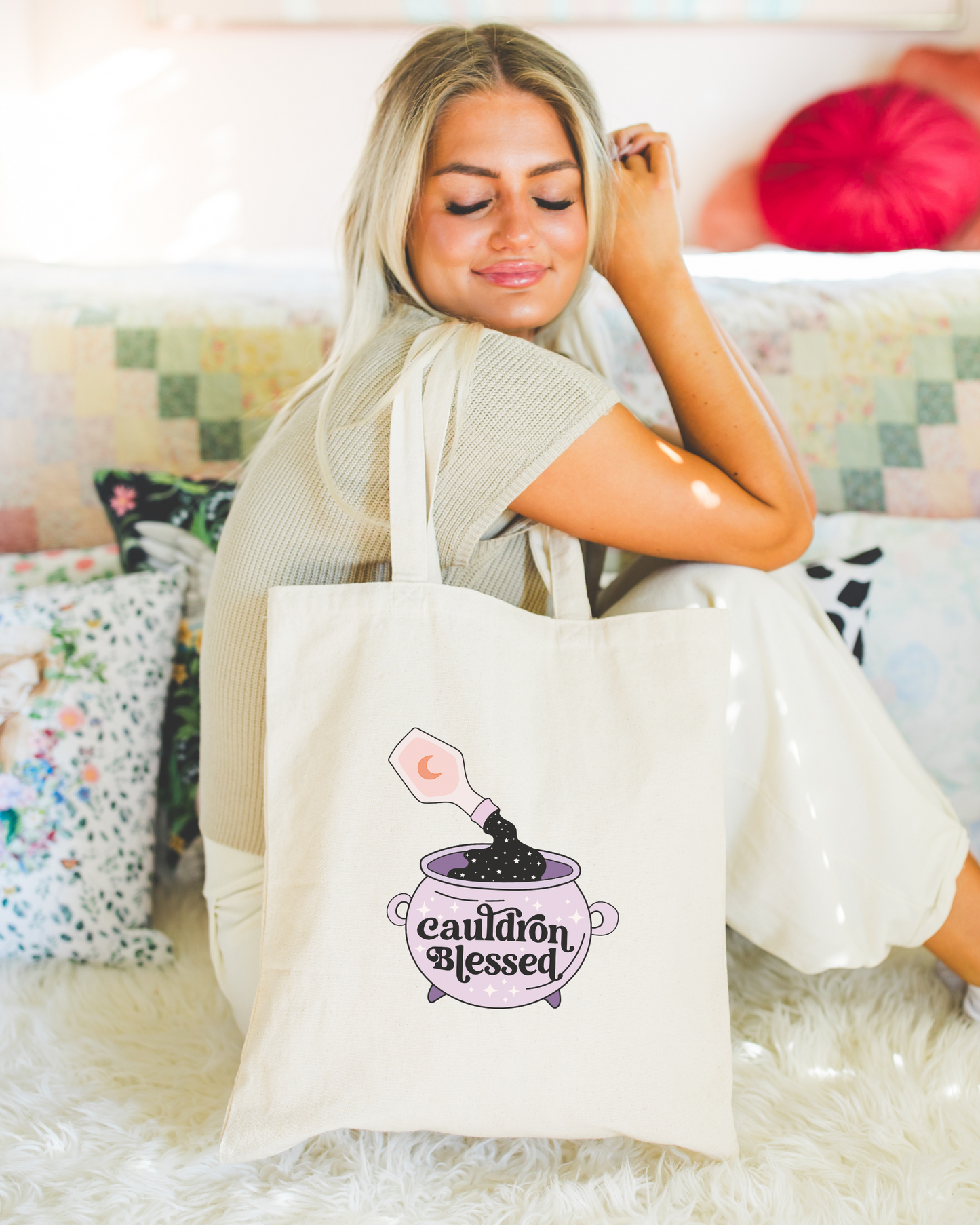 Cauldron Blessed Tote Bag